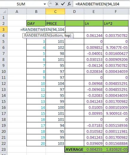 在 Excel 中计算历史波动率 calculate-historical-volatility-in-excel