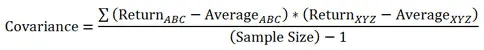 covariance 协方差